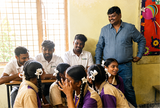 Students in classroom learning